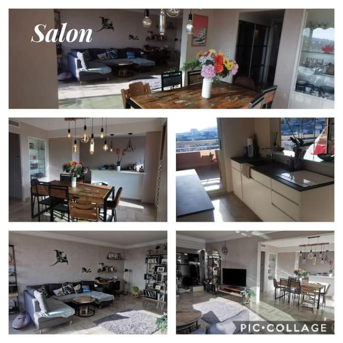 Appartement Nice Centre Vue Mer Avec Piscine Pour Famille, Couple D'Amis Pas De Groupes De Jeunes Autorises 외부 사진